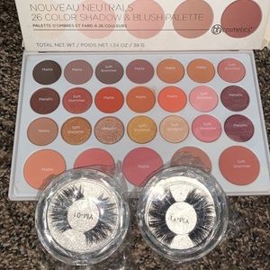 2 País Of Eyelashes,Eyeshadow Palette